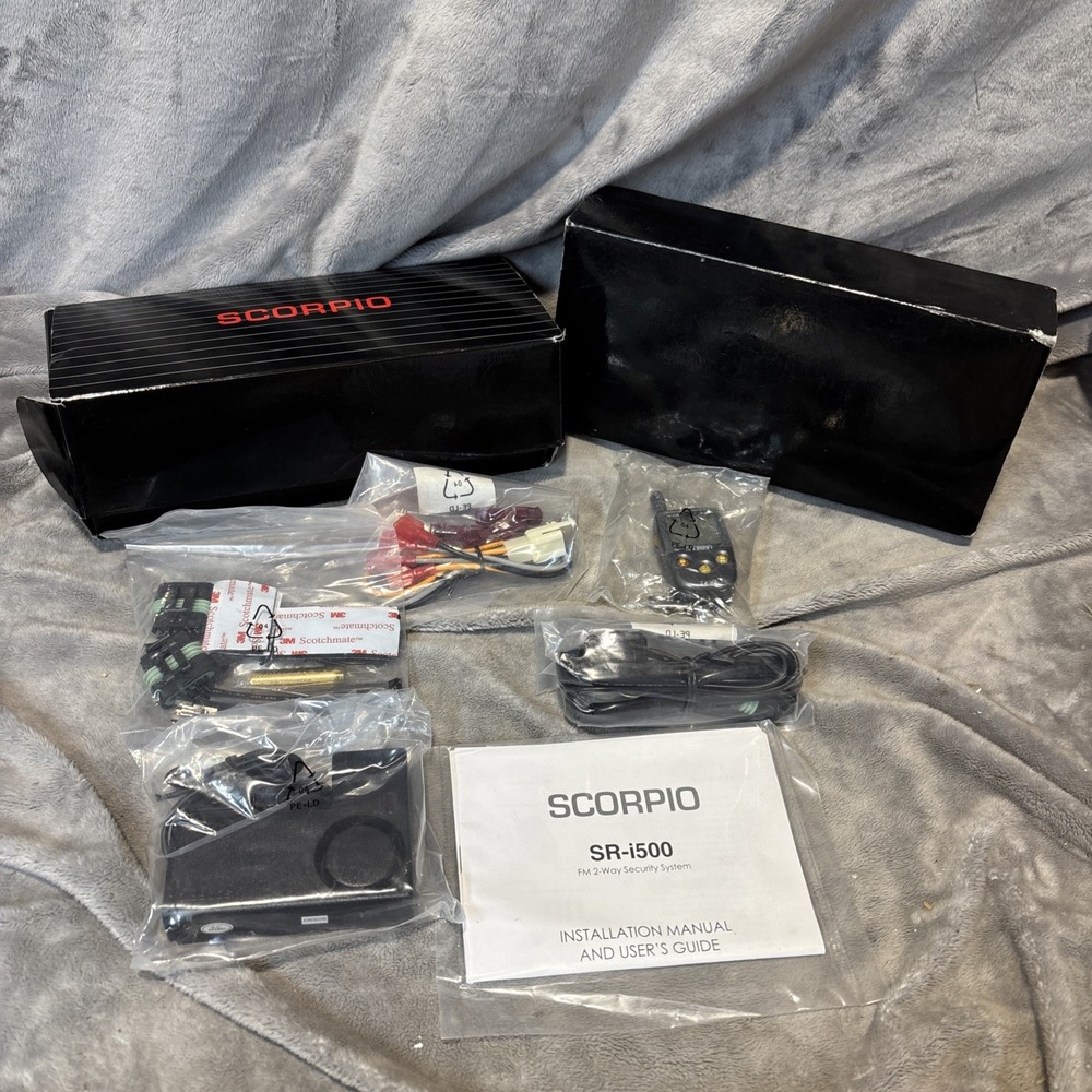 SCORPIO SR-I500 Fm 2way Motorcycle Security System